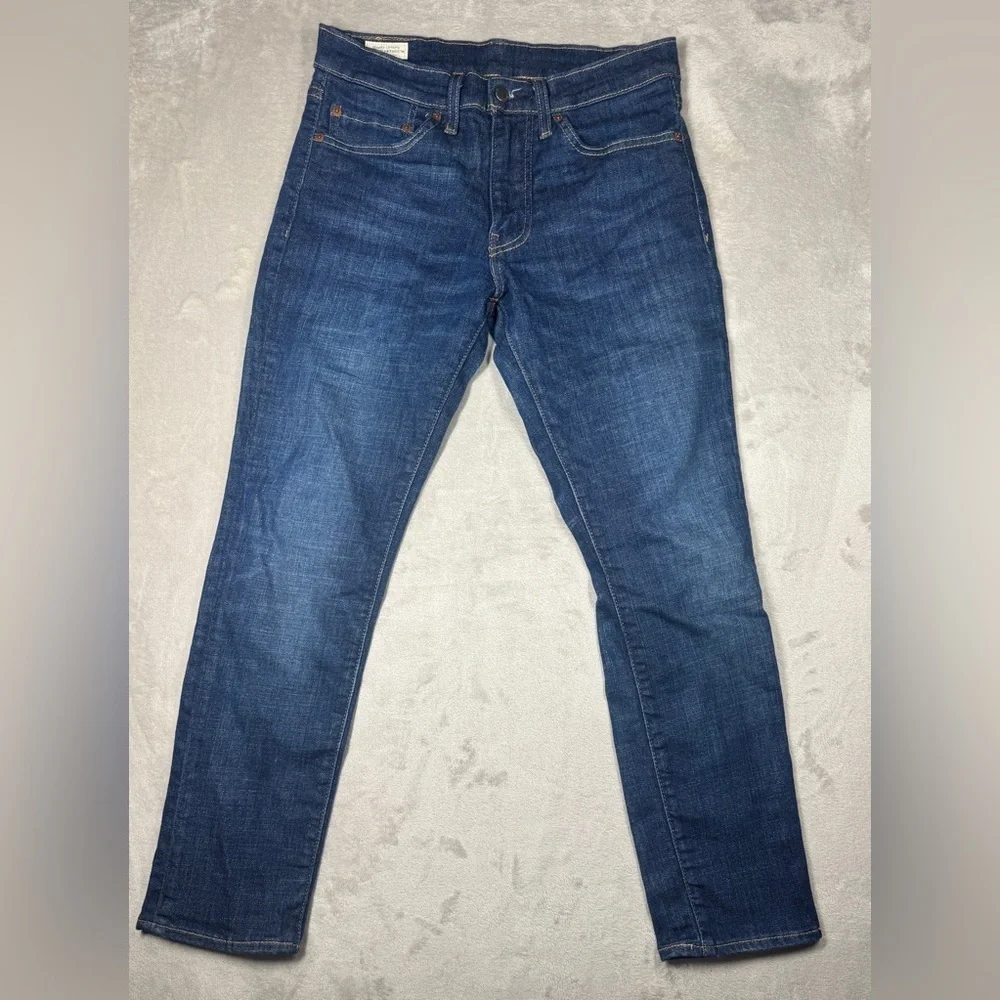 Levi’s Premium Men’s 511 Slim Dark Wash Cotton Blend Zip Fly Blue Jeans 31x30